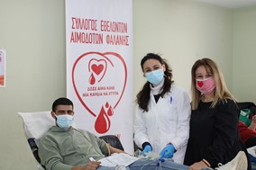 Διήμερη αιμοδοσία από το Σύλλογο Εθελοντών Αιμοδοτών Φαλάνης